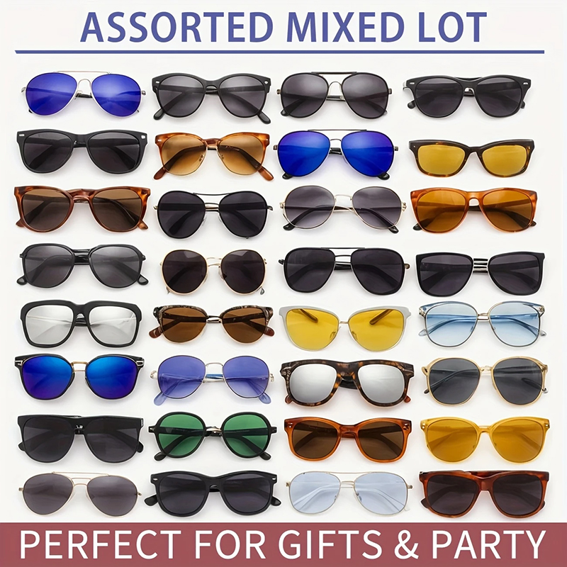 Randomly select 6 pairs of sunglasses and glasses