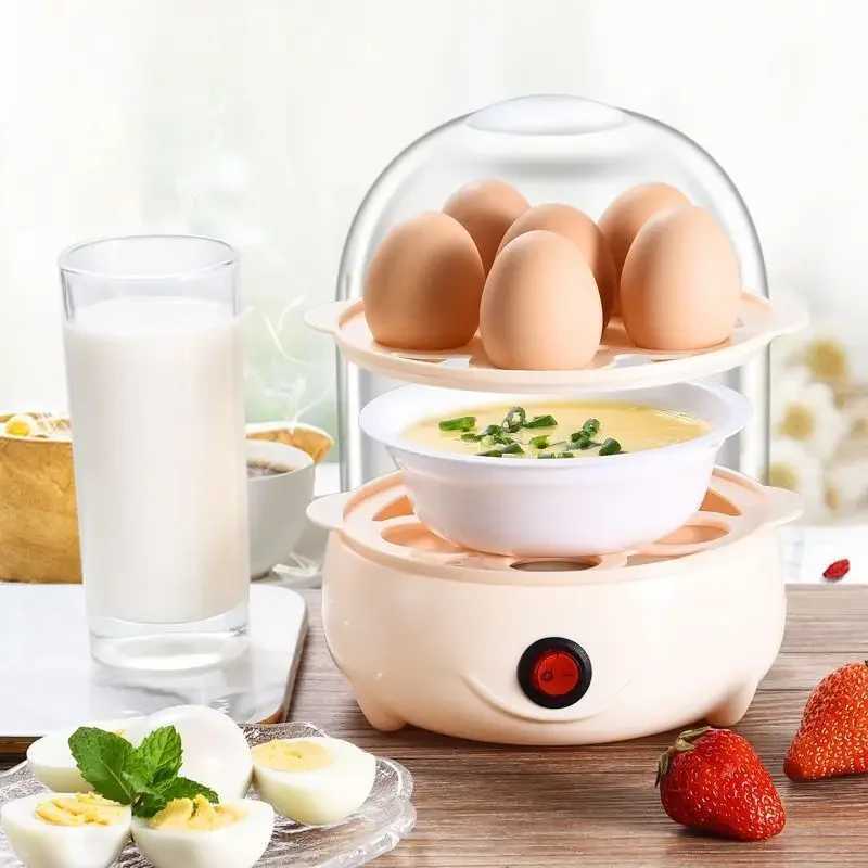 220V German Egg Steamer Auto Shut Off Mini Egg Cooker Multifunctional Breakfast Maker for Home Dorm BDL C251129