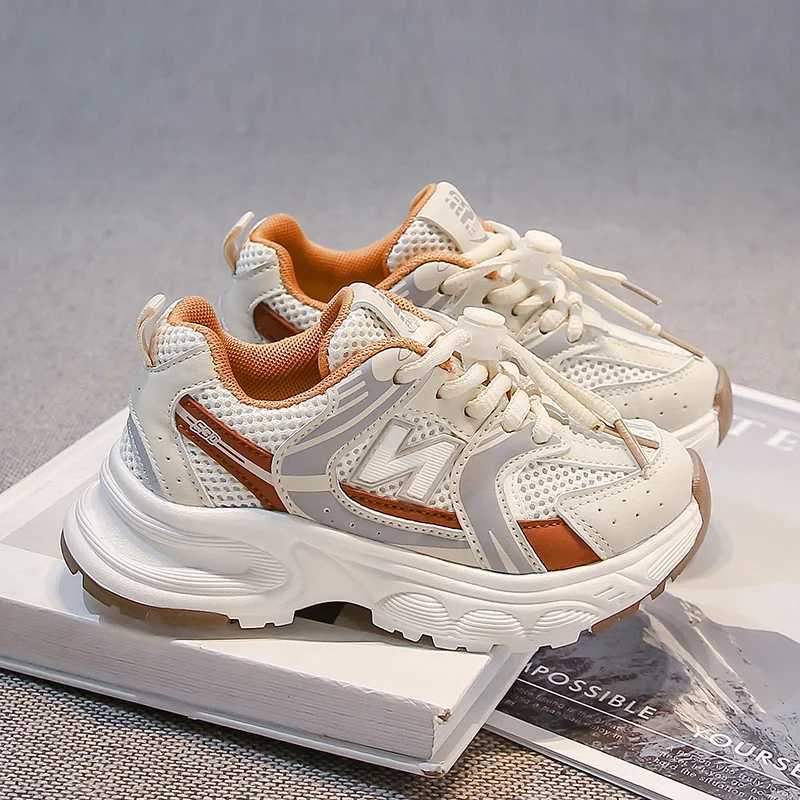 Size 26-37 boys and girls breathable mesh childrens casual sports shoes anti slip childrens sports shoes tennis X250429