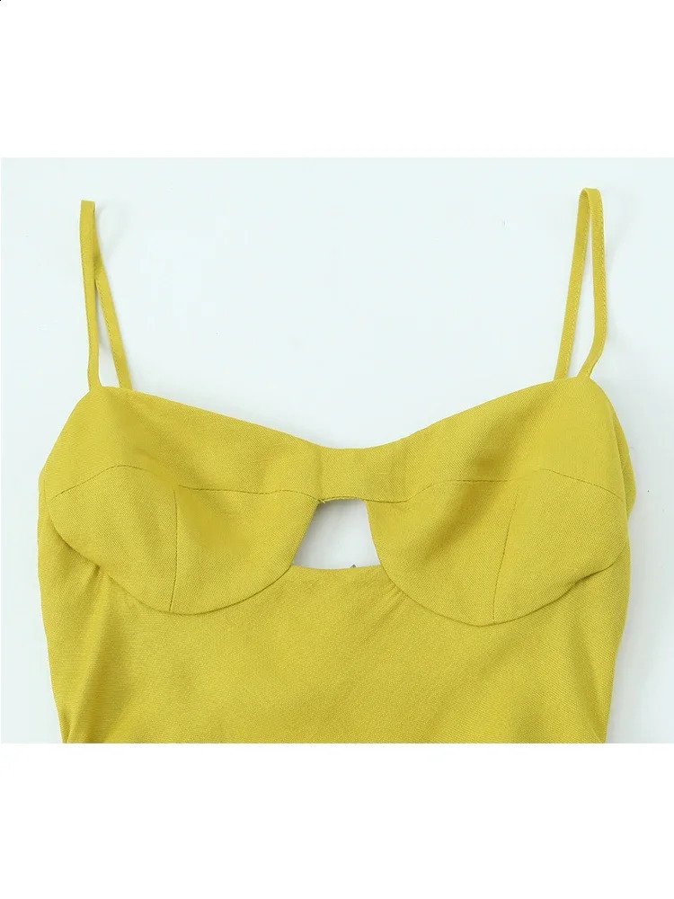 Summer Womens Hollow Shoulder Strap Long Dress Elegant Sleeveless Backless Tight corset Dress Sexy Party Dress Evening Dress 250423