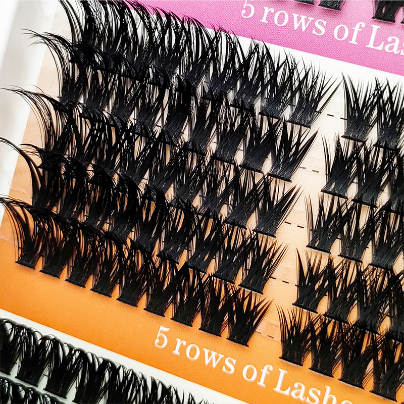 Europe and America's Best-Selling False Eyelashes: 30D-100D Single-Cluster Segmented Clusters Realistic Thickness, Curled Lashes
