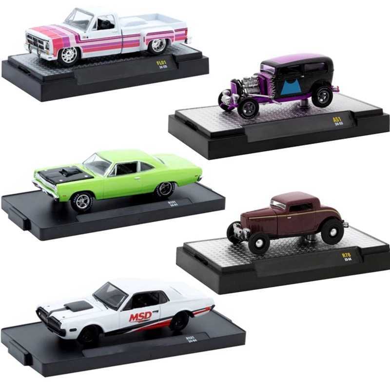 New 2 Machines 164 Scale 1976 1969 3500 Simulation Alloy Diecast Model Car Collection Ornaments Toy in Stock J251129
