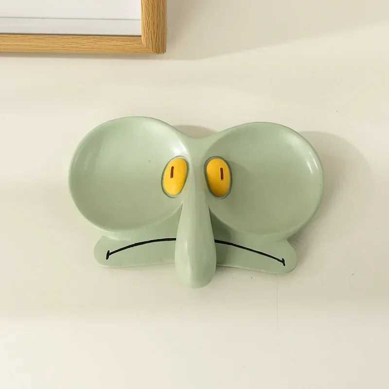 Cartoon Tray Sponges Baby Octopus Brother Glasses Frame Jewelry Box Storage Tray Decoration Cute Office Desktop Decorative Tray Y251129