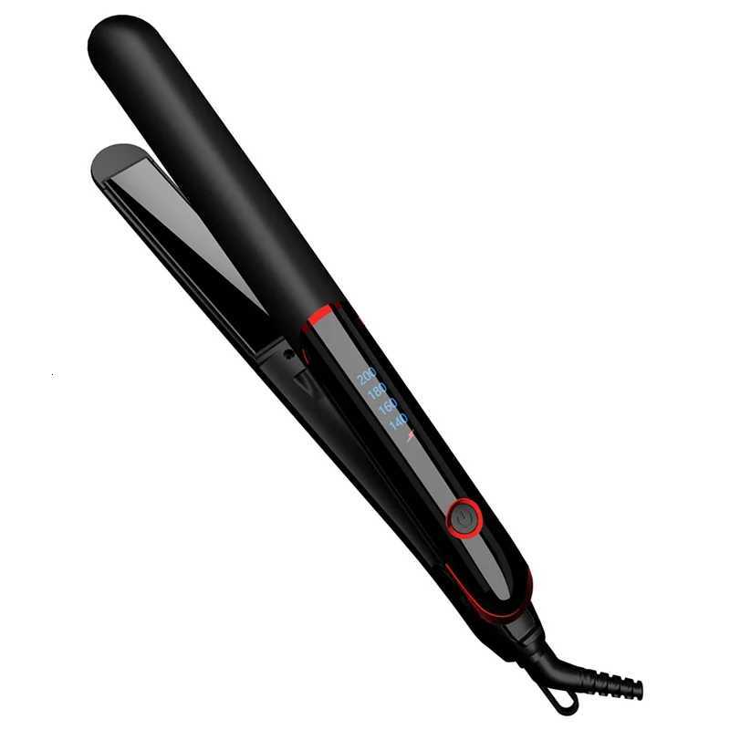 Professional Flat Iron Hair Straightener Curling Iron Fast Heat Up Coating Digital Controls Hair StraightenersT251129