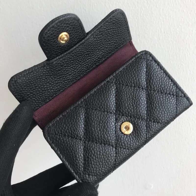 Classic Xiaoxiang Lingge High Quality Design Genuine Leather Women's Zero Wallet Key Box Mini Door Card Bag