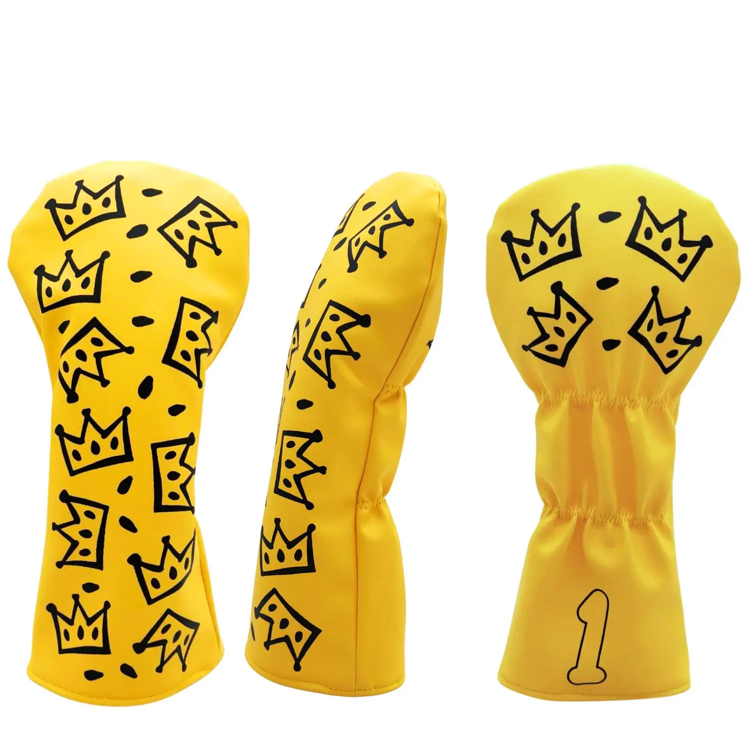 Golf Club Head Cover with Crown n Durable Synthetic for Driver Creative Christmas Headcover 251129