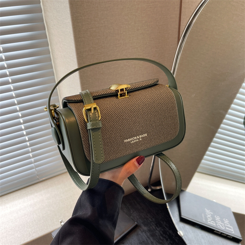 Women's 2025 Korean Fashion Luxury Small Square Bag, Versatile Shoulder & Crossbody Bag