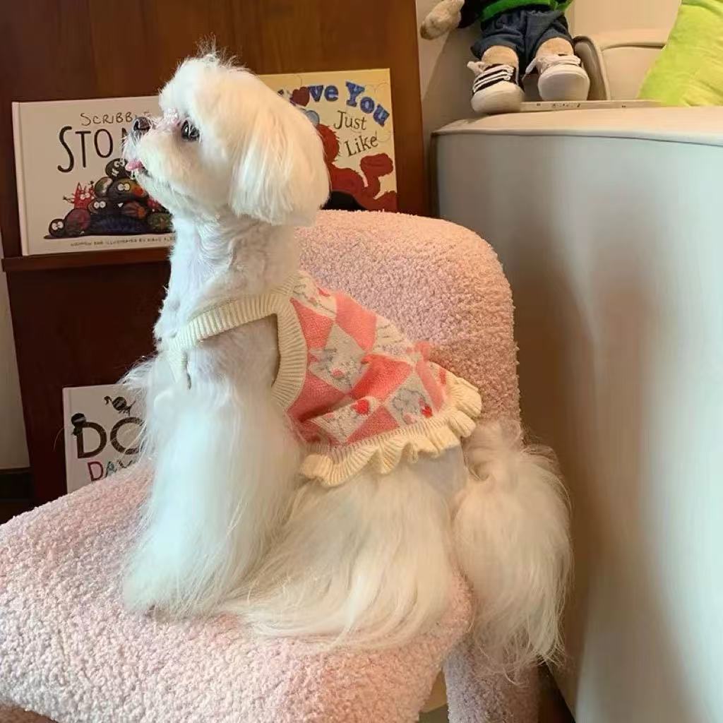 T0093Summer special clothes for dogs, home clothes, pajamas, spring and autumn styles, autumn clothes, anti-cold air-conditioning clothes for small do