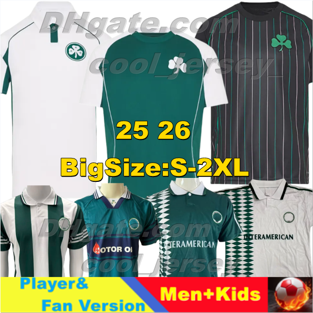 25 26 Panathinaikos F.C. Soccer Jerseys IOANNIDIS MANCINI JEREMEJEFF MAKSIMOVIC 2025 2026 Prasinoi Football Shirts F.PELLISTRI F.DJURICIC CHIRIVELLA Men Uniforms