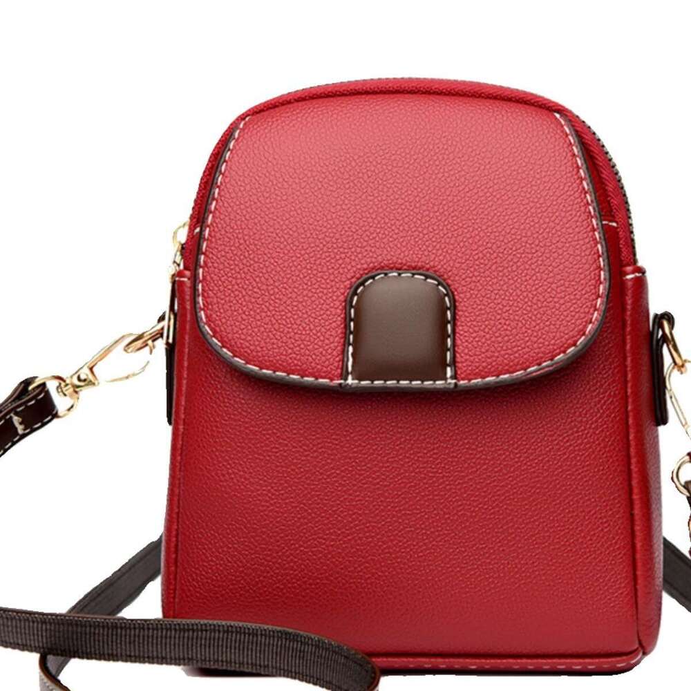 Fashionable single shoulder small trendy women's mobile phone bag, versatile crossbody, lightweight, versatile, high-end mini bag for going out