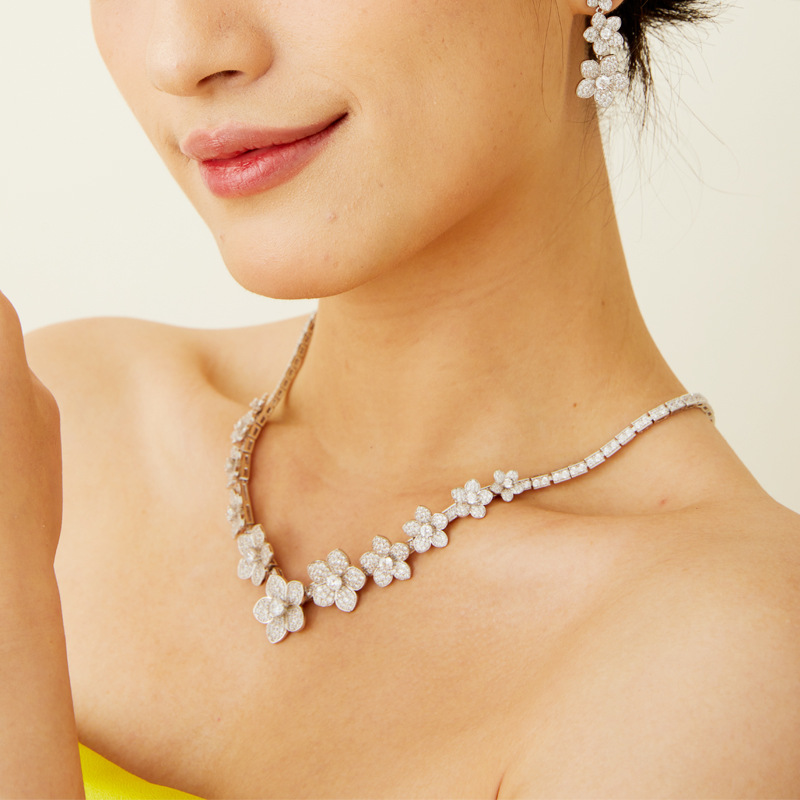 New fashion heavy industry original design elegant temperament ladies wedding dress luxury accessories necklace Free shipping
