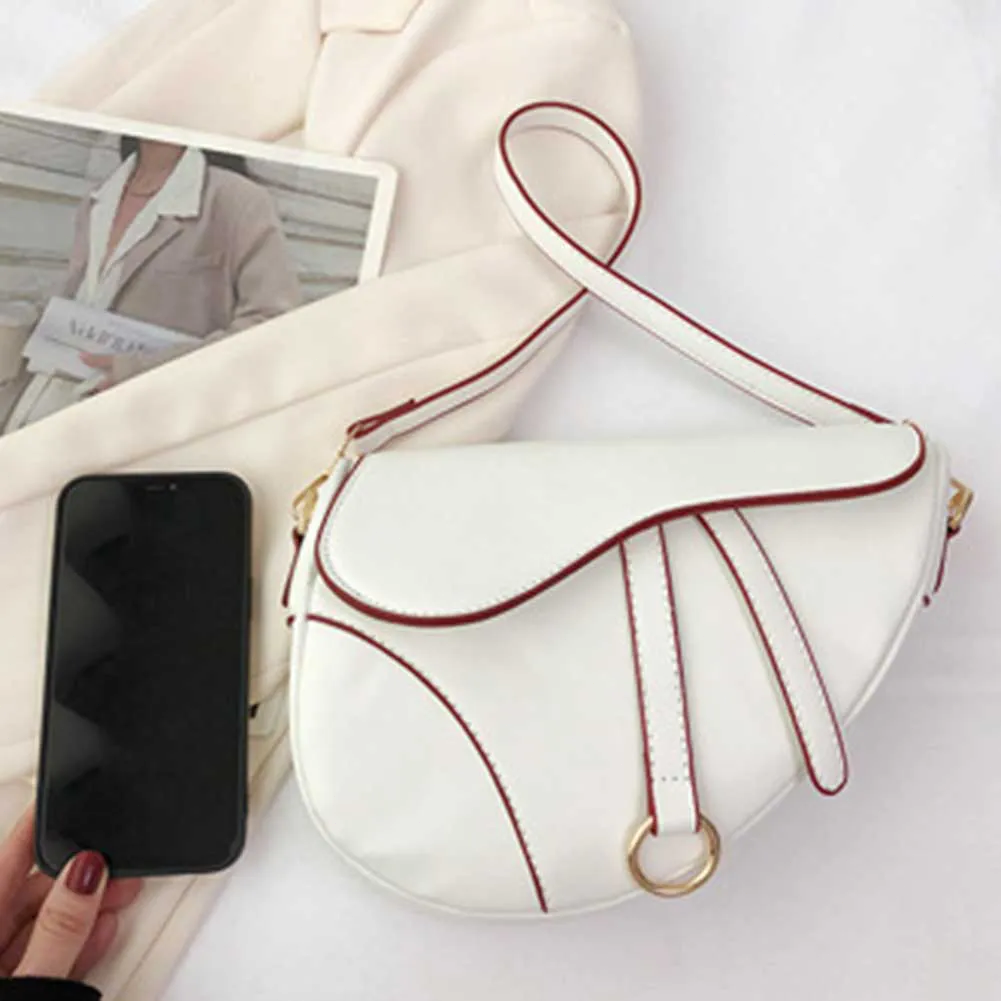 handbag designer bag saddle bag womens crossbody classic shoulder bag PVC leather bags