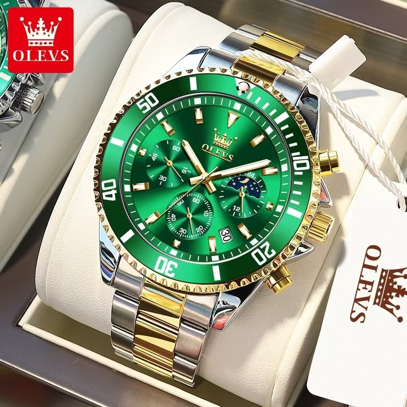Luxury Fashionable Male Watches: Durable Quartz Movement & Seawater Proof Features