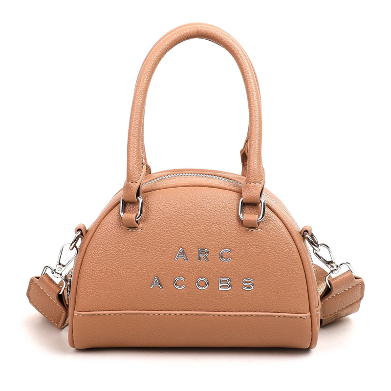 Handbag female 2025 new Hundreds of fashion bowling sweet cute crossbody bag shell bag.
