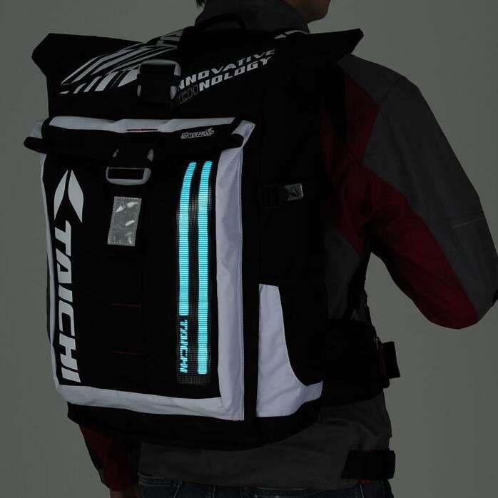 272 waterproof travel with LED night running cold light, motorcycle outdoor riding backpack, backpack