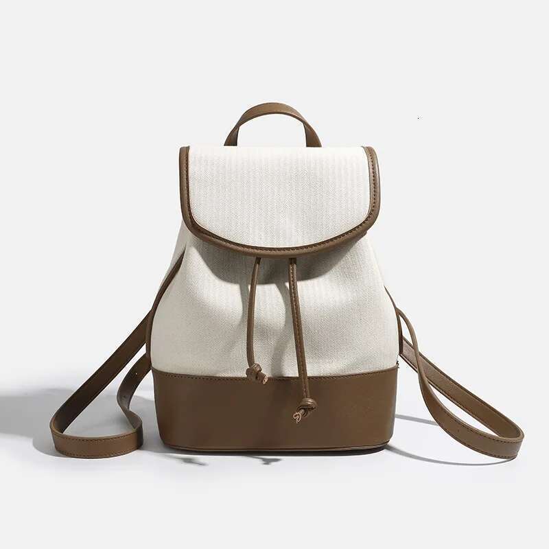 Designer Bag 2025 Simple Canvas Backpack, Super Popular And Versatile Student Commuting Bag, Single Shoulder Women's Bag Luxury Bag