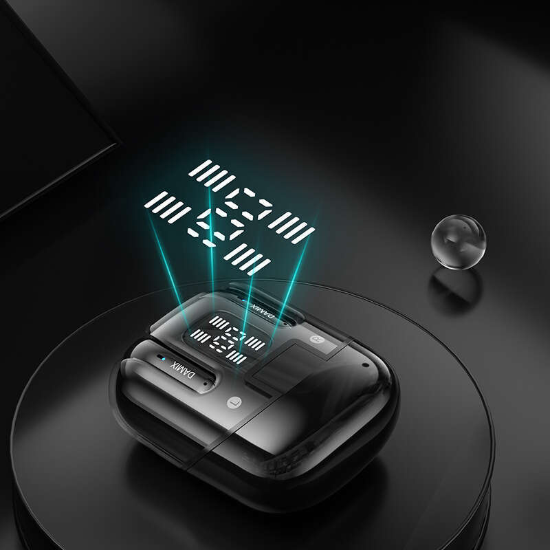 DX16 Bluetooth Headset 2 Pairs Backpack Appearance Power Digital Display Ultra-Long Battery Life HIFI Sound Quality TWS Wireless