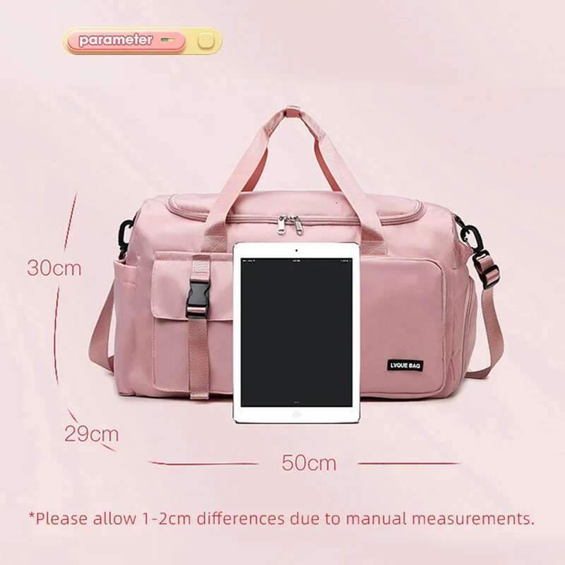 Sports Gym Dry Wet Handbags For Women Female Swimming Shoulder Crossbody Fiess Outdoor Travel Bag Weekender Duffel