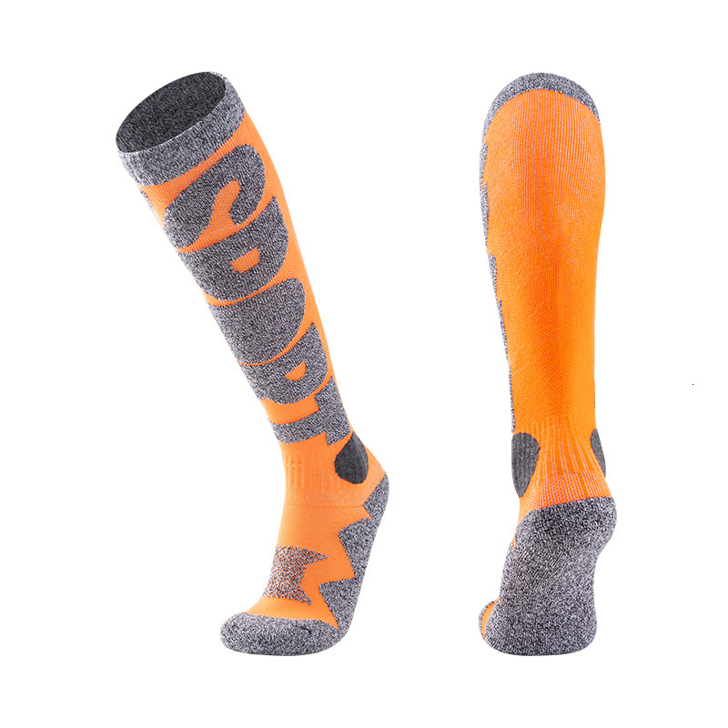 Skiing warm over the knee suitable for snowboarding, outdoor sports, long tube hiking socks, performance socks