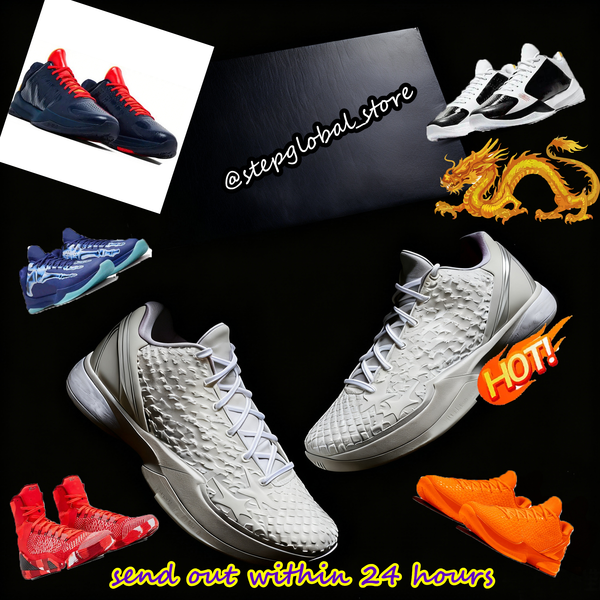 WITH BOX Designer Black Mamba 6s 5s Potro Reverse Grinch Basketball Shoes 8s 9s Mambacita Indiana Fever X-Ray Black Mens Womens Sports trainers EUR 40-46