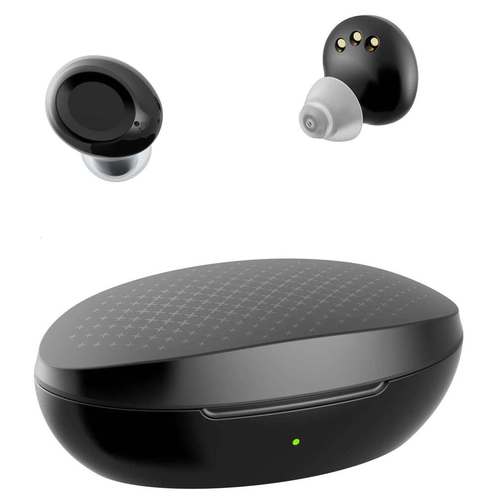 Digital Noise Cancelling In-Ear Aid Rechargeable Batteries with Charging Case Sound Amplifier for Ears Hearing Loss