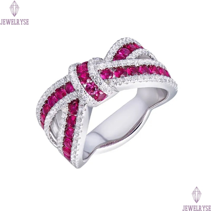 Choucong Brand Wedding Rings Classical Jewelry 925 Sterling Silver Blue Sapphire Round Cut Zircon CZ Diamond Elegant Bow Women Cross Band Ring Gift