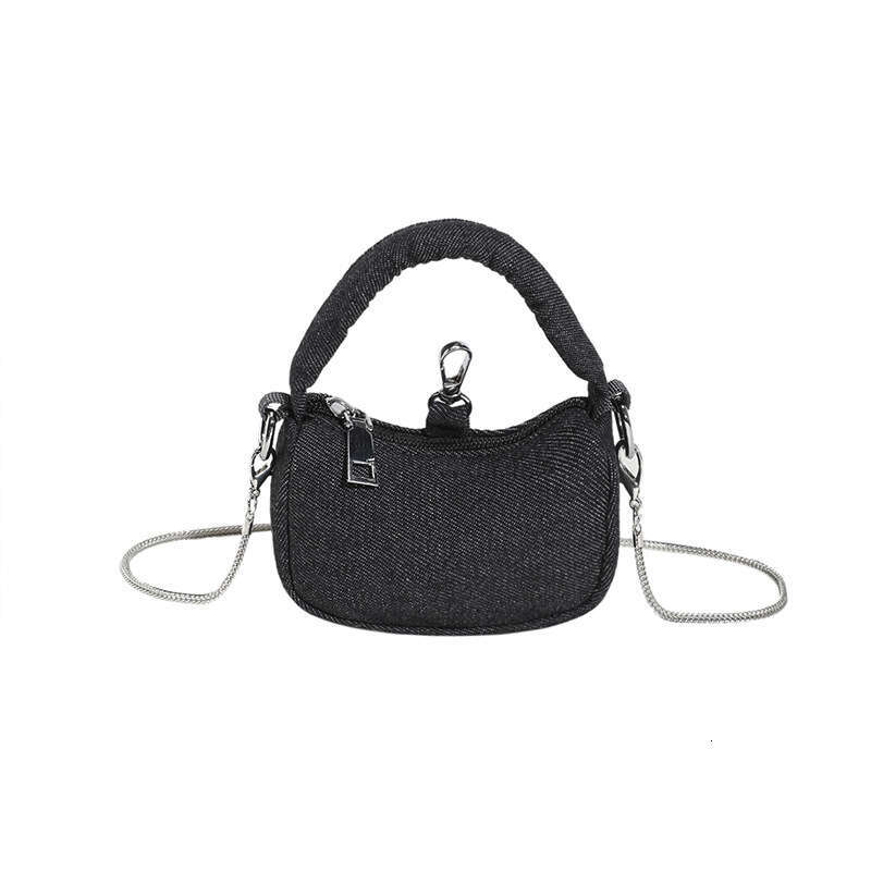 Women's Mini 2025 new headphone Creative denim handbag Super small women's crossbody bag