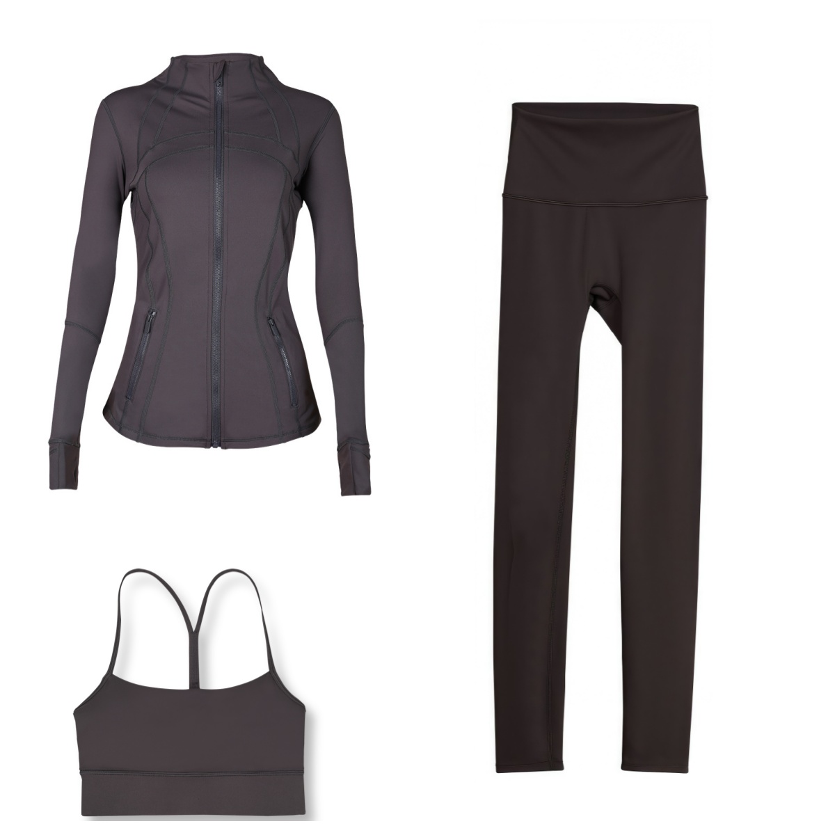 Workout Women Yoga Sets jackets bra leggings Fiess High Waist Sports Jackets Zip Up Coat Elastic Sportsweat yogawomen sets Outfits Pants Gym Suits set