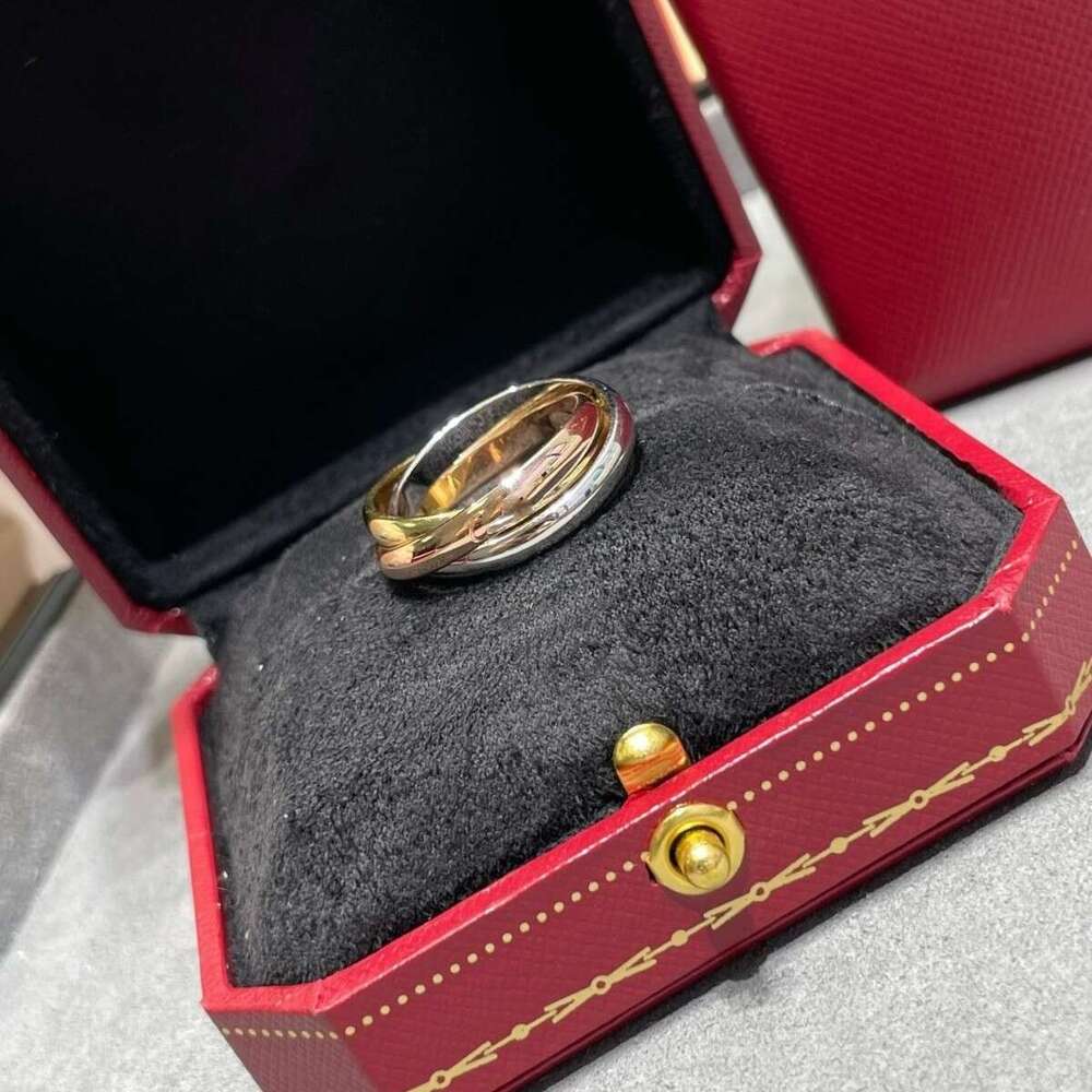 High Version Kajia Classic Edition Rings Colors Personality Fashion Unisex Couple Same Style Three Circles Round Ring