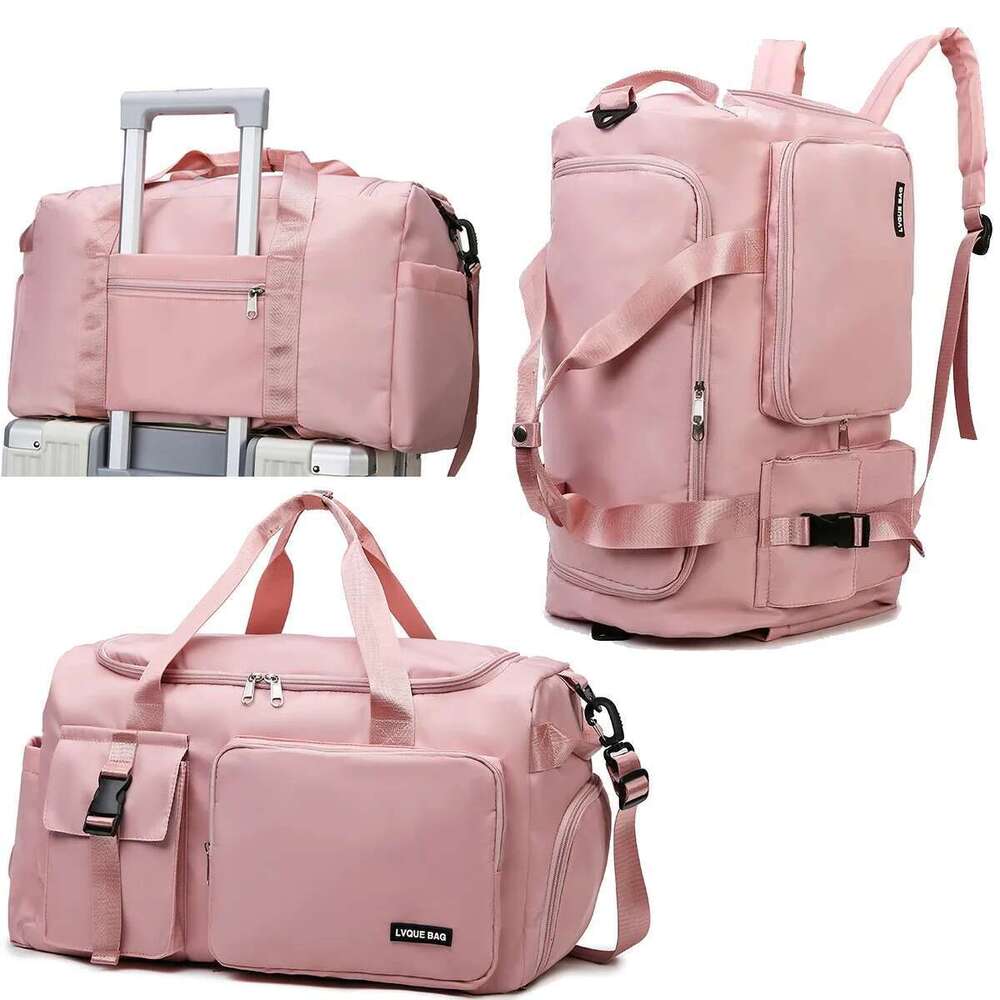Sports Gym Dry Wet Handbags For Women Female Swimming Shoulder Crossbody Fiess Outdoor Travel Bag Weekender Duffel