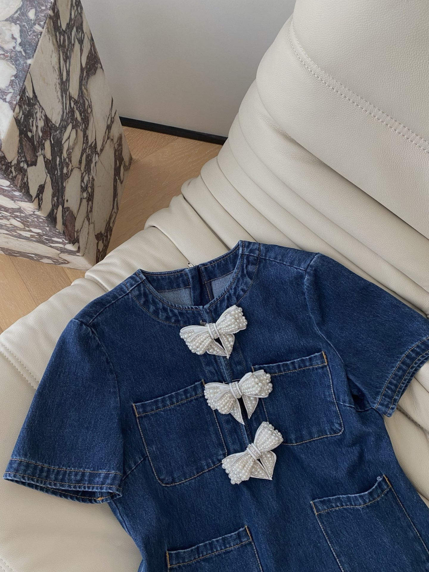 2025 Cowboy bow dress Fashion Week Show Customized Fashion Tailored clothing womens Fashion Paris.M351