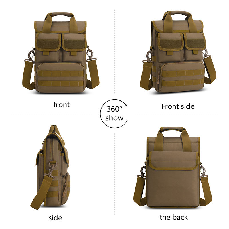 tactical messenger bag men molle sling pack briefcase gear handbags utility carry satchel 918