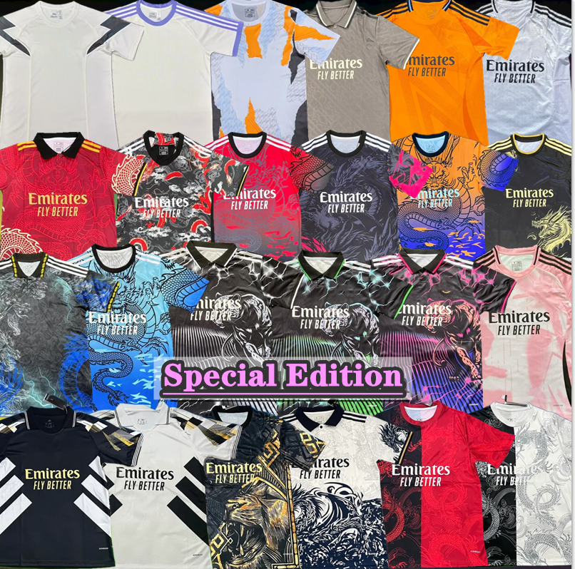 New 25 26 Real madrides MBAPPE BELLINGHAM Soccer Jerseys Loong Dragon Training VINI JR RUDIGER MODRIC RODRYGO CAMAVINGA TCHOUAMENI football shirt camiseta Maillot