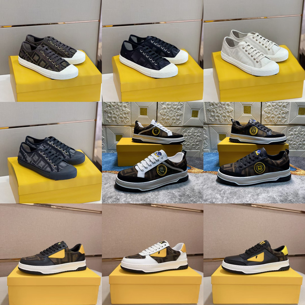 Free Shipping Luxury Designer Shoes Men Sneakers Feel Trainers Fabric Shoe Women Sneaker Trainer Low-top Sneaker Printed Casual Shoes FD8989