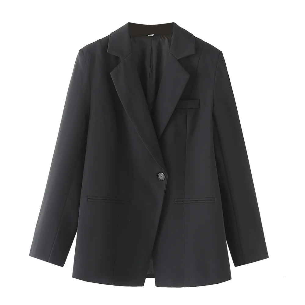 ZAR SpringSummer Womens Casual European and American Style Single Button Set Coat Pants 250530