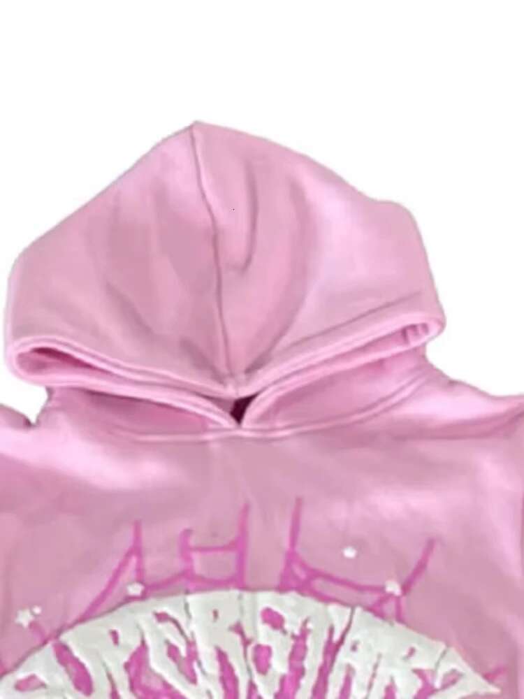 BIG PROMOTION Y2K European and American Autumn/spring Men's Hip Hop Street Spider Web Letter Printed Loose Hooded Sweater fashion clothing women