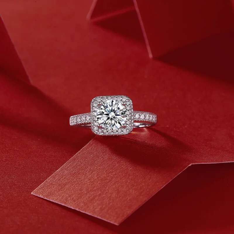 20 Styles D Color Moissanite Womens Ring Engagement 925 Sliver Sterling Diamond Rings Top Quality for Women New 2023