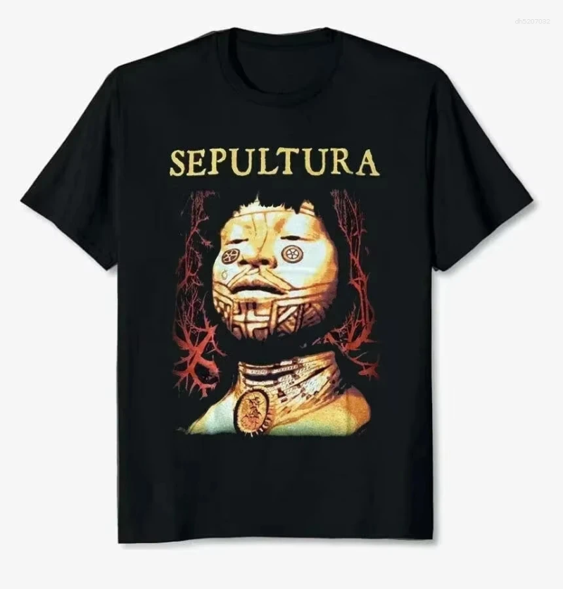 Men's T Shirts 2025 Vintage Shirt Cotton SEPULTURA ROOTS 30 YEARS METAL CAVALERA Printed T-shirt For Men Clothing Hip Hop Short Sleeve