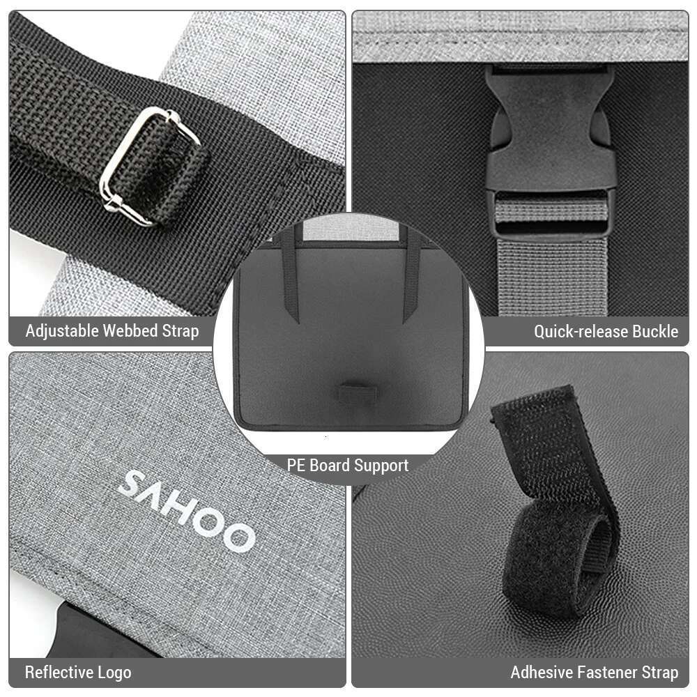 SAHOO Side Seat 40L Large Capacity Bicycle Rear Rack Bag Bike Pannier for Cycling Traveling Commuting