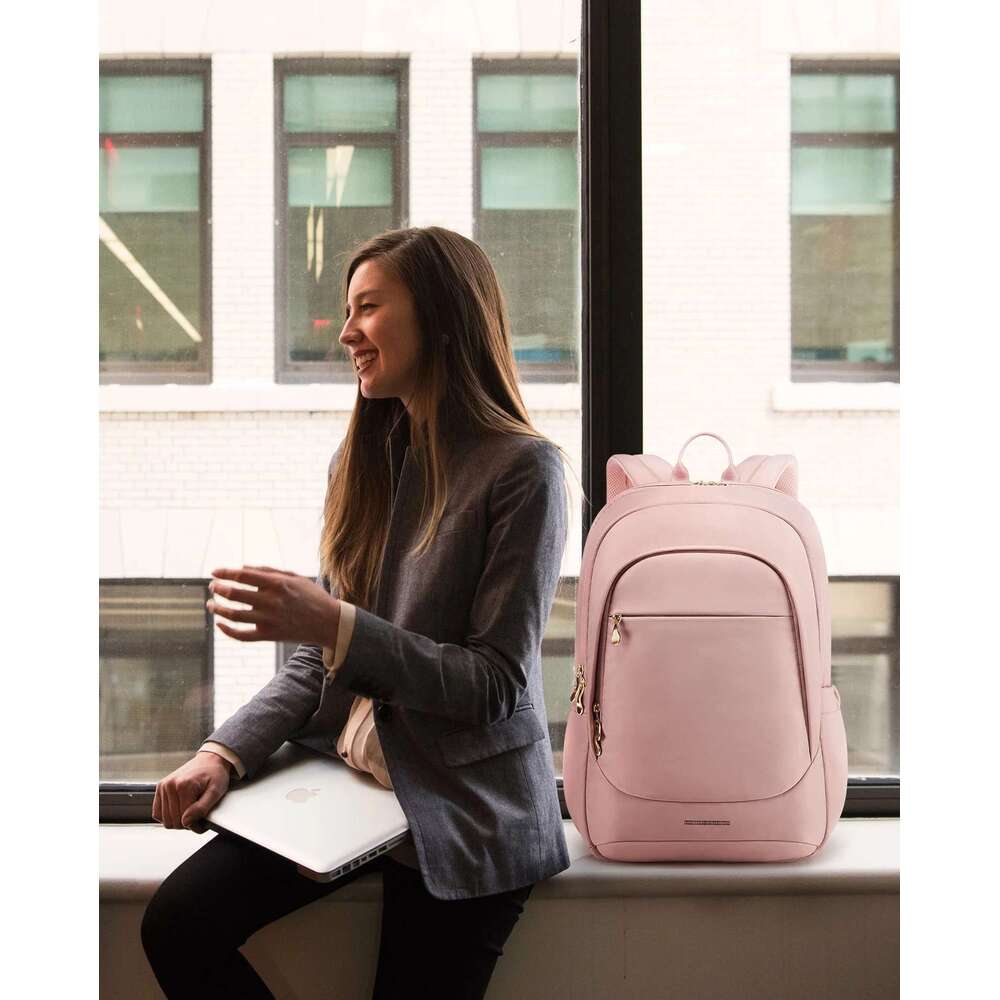 LIGHT FLIGHT 17.3 Inch Backpack Anti-Theft Laptop with USB Charging Hole Waterproof Women's Travel College Bag