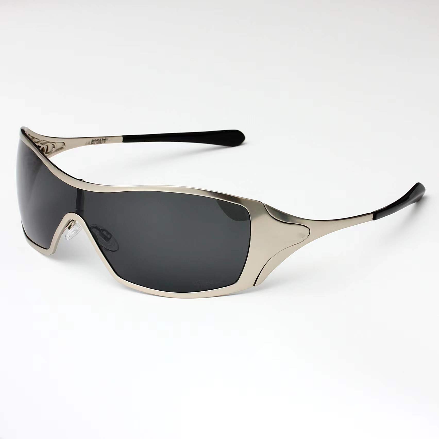 Polarized sunglasses for men and women with large frame integrated lenses for driving traveling biking sunglasses for drivers 4008