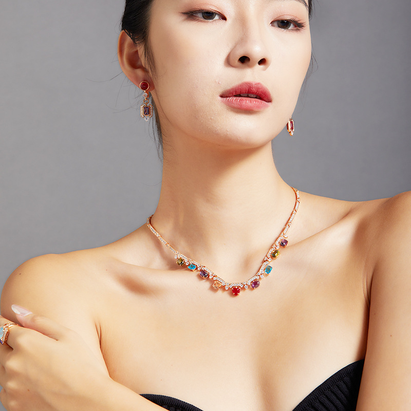 New fashion heavy industry original design elegant temperament ladies wedding dress luxury accessories necklace Free shipping