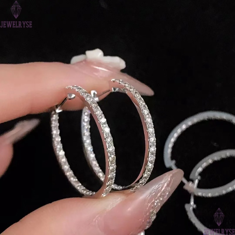 Ins Top Sell Ear Cuff Luxury Jewelry 925 Sterling Silver Pave 5A Cubic Zircon CZ Diamond Fashion Women Party Wedding Clip Earring For Lover Gift