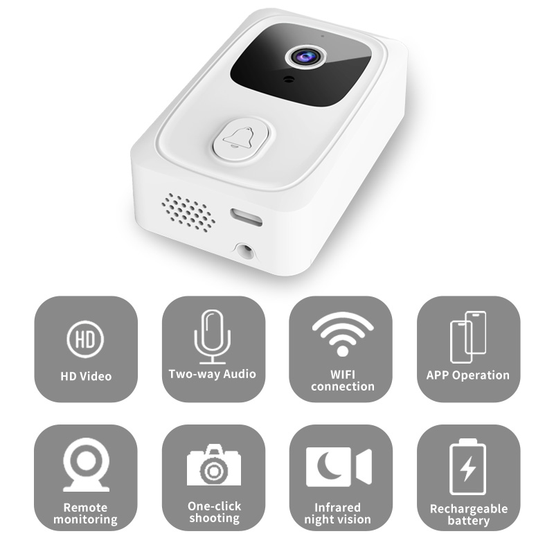 Tuya Smart Video Doorbell with Voice Changer | 2K HD+AI Human Detection | Alexa/Google Home & Night Vision for Home Security Smart WIFI for convenient