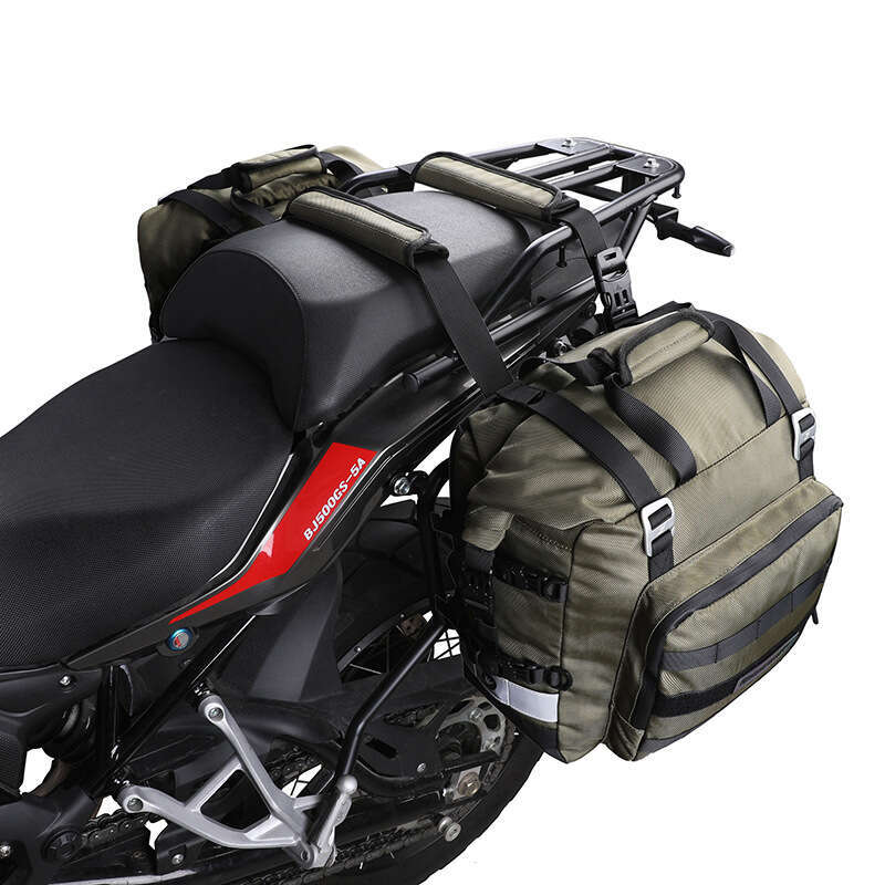 Rhino quick release side shelf bag, long-distance motorcycle travel riding backpack, commuting waterproof