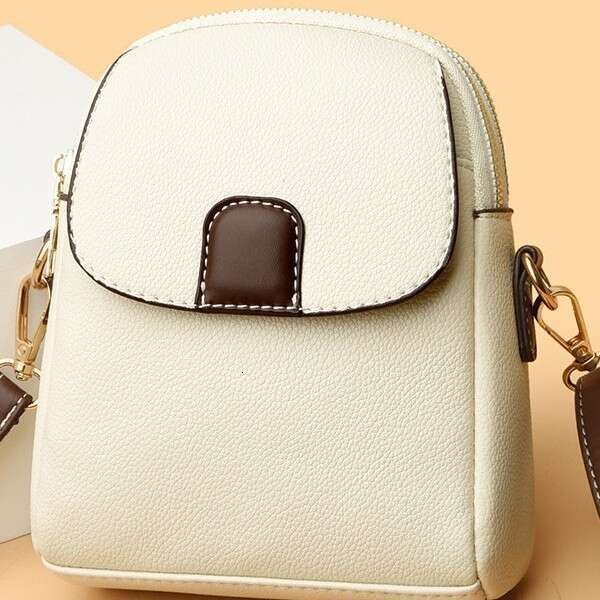 Fashionable single shoulder small trendy women's mobile phone bag, versatile crossbody, lightweight, versatile, high-end mini bag for going out