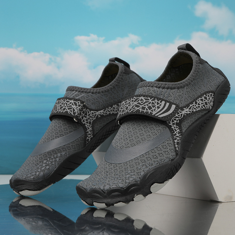 Breathable Sneakers Fashion Shoes For Men Climbing Hiking Gym Shoes Men Outdoor Beach Wading Tenis Barefoot #QHE07 Sneakers