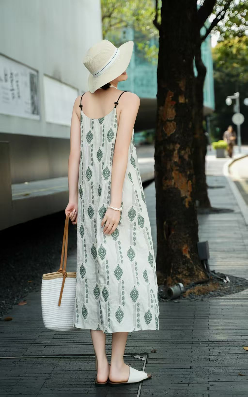 2025 bohemia dress Fashion Week Show Customized Fashion Tailored clothing womens Fashion Paris.M343
