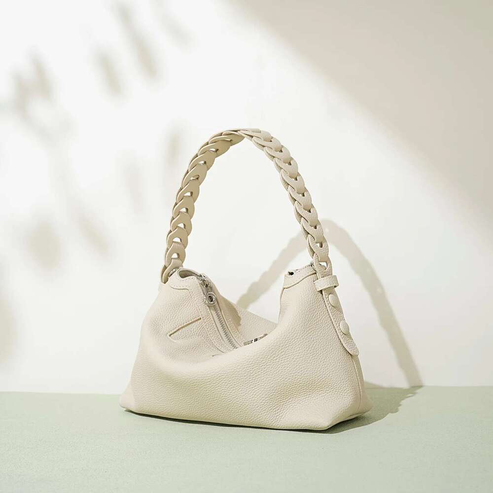 Genuine Leather Handbag for Design Stylish Original Brand Women Soft Underarm Shoulder Ladies Crossbody Bag