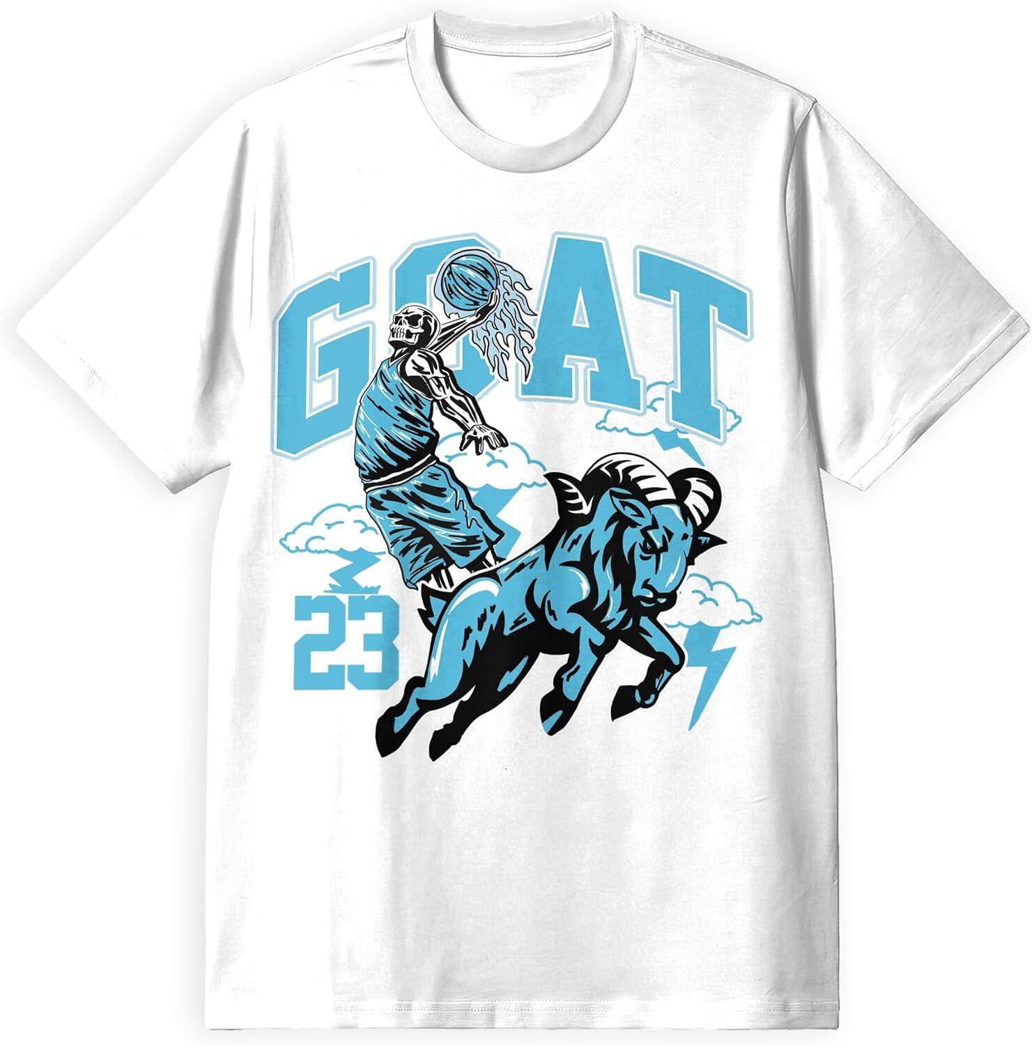 T shirt for Mens AJ 11 Legend Blue Goat 23, Shirts Match Sneakers 2D Sneaker T-Shirt Casual Tops Clothes Short sleeve